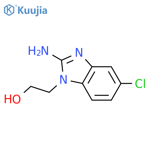 2-amino-5-chloro-1H-Benzimidazole-1-ethanol structure