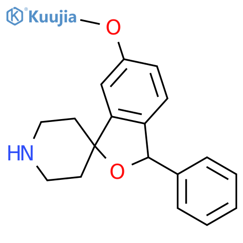 SPIRO[ISOBENZOFURAN-1(3H),4'-PIPERIDINE], 6-METHOXY-3-PHENYL- structure