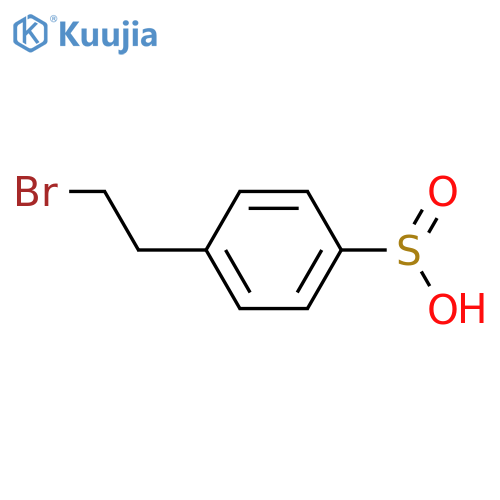 BENZENESULFINIC ACID, 4-(2-BROMOETHYL)- structure