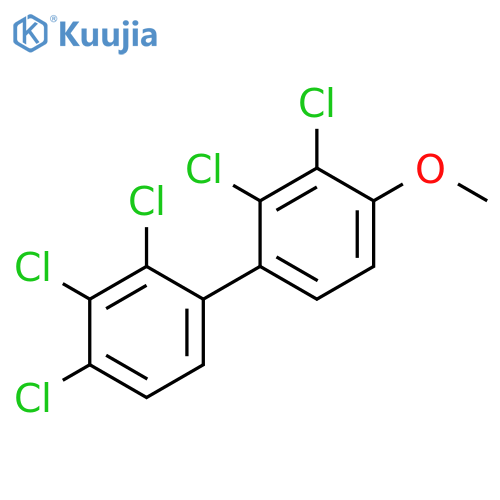 1,1'-Biphenyl, 2,2',3,3',4-pentachloro-4'-methoxy- structure