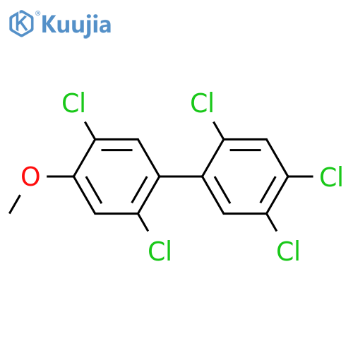 1,1'-Biphenyl, 2,2',4,5,5'-pentachloro-4'-methoxy- structure