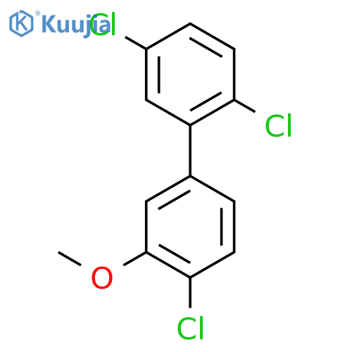 4'-Chloro-2,5-dichloro-3'-methoxy-biphenyl structure