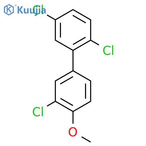 3'-Chloro-2,5-dichloro-4'-methoxy-biphenyl structure