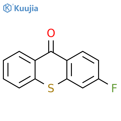 9H-Thioxanthen-9-one, 3-fluoro- structure