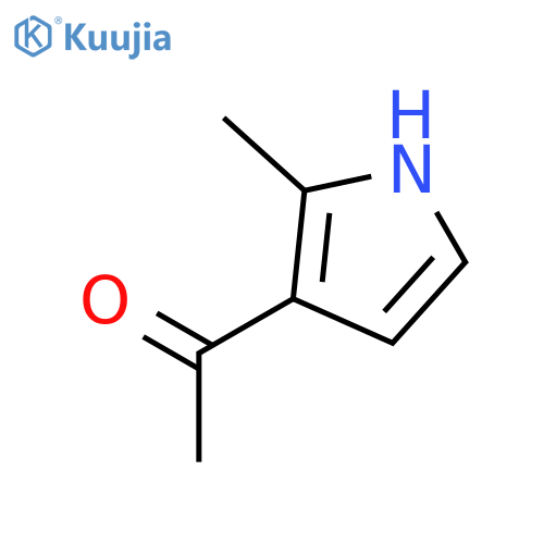 1-(2-methyl-1H-pyrrol-3-yl)-Ethanone structure