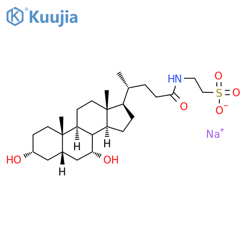 Taurochenodeoxycholic acid sodium structure