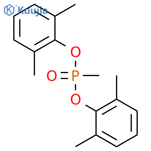 bis(2,6-dimethylphenyl) methylphosphonate structure