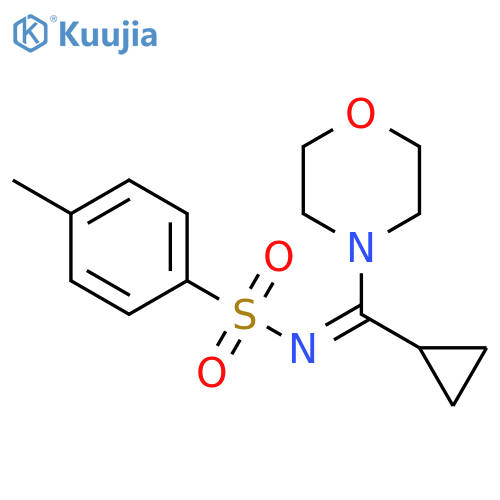 MORPHOLINE, 4-[CYCLOPROPYL[[(4-METHYLPHENYL)SULFONYL]IMINO]METHYL]- structure