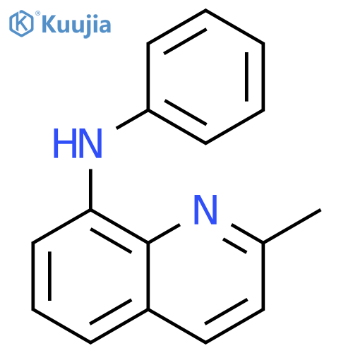 8-Quinolinamine, 2-methyl-N-phenyl- structure
