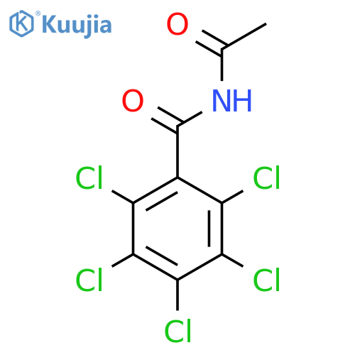 BENZAMIDE, N-ACETYL-2,3,4,5,6-PENTACHLORO- structure