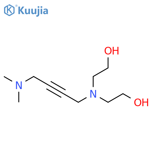 Ethanol, 2,2'-[[4-(dimethylamino)-2-butynyl]imino]bis- structure