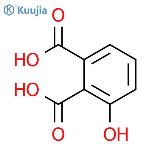 3-hydroxybenzene-1,2-dicarboxylic acid structure