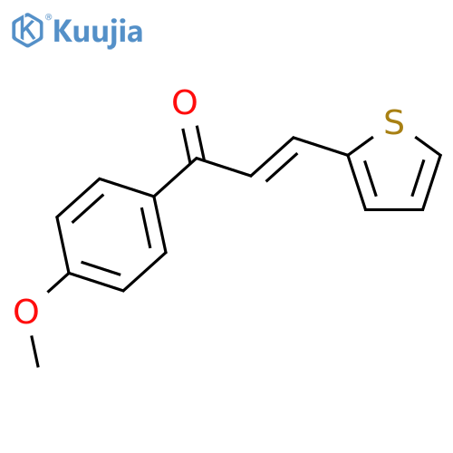 2-Propen-1-one, 1-(4-methoxyphenyl)-3-(2-thienyl)- structure