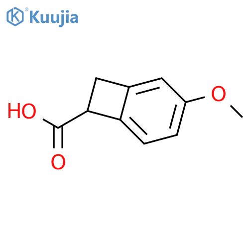 3-methoxybicyclo[4.2.0]octa-1,3,5-triene-7-carboxylic acid structure