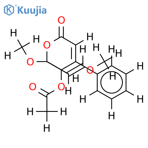 (5RS,6RS)-5-Acetyloxy-5,6-dihydro-4,6-dimethoxy-6-(2-phenylethenyl)-2H-yl-pyran-2-one structure
