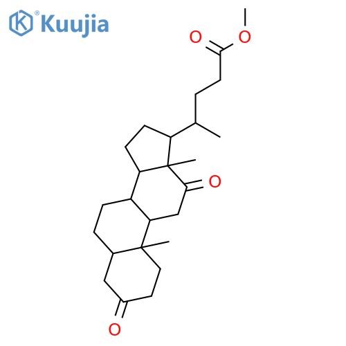 3,12-diketo-5beta-cholan-24-oic acid methyl ester structure