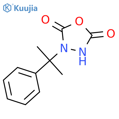1,3,4-Oxadiazolidine-2,5-dione, 3-(1-methyl-1-phenylethyl)- structure