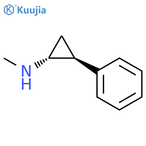 rac-(1R,2S)-N-methyl-2-phenylcyclopropan-1-amine structure