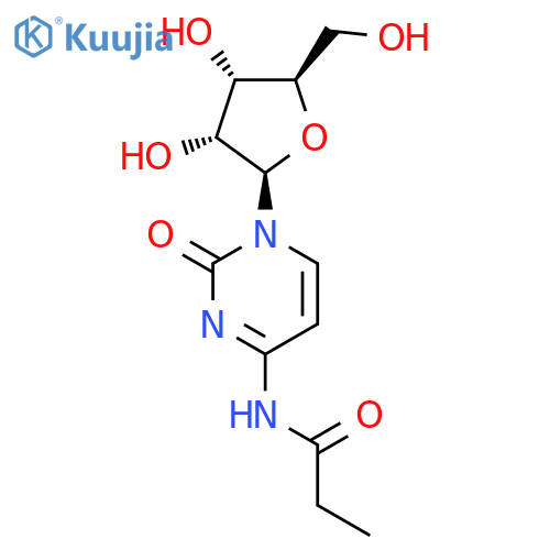 Cytidine, N-(1-oxopropyl)- structure