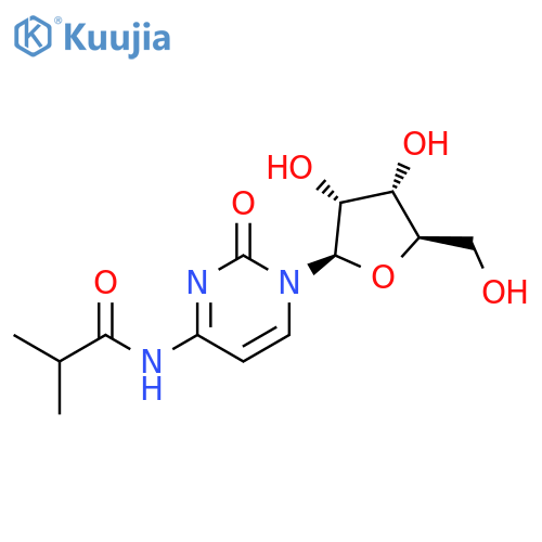 CYTIDINE, N-(2-METHYL-1-OXOPROPYL)- structure