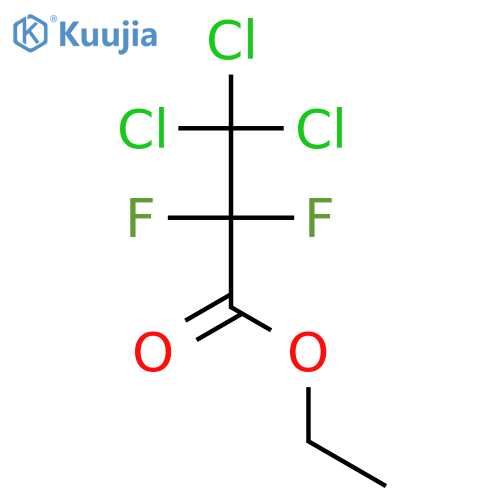 Propanoic acid, 3,3,3-trichloro-2,2-difluoro-, ethyl ester structure