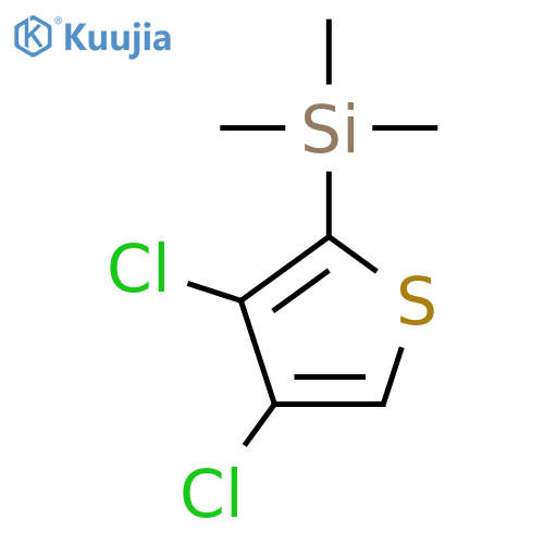 Silane, (3,4-dichloro-2-thienyl)trimethyl- structure