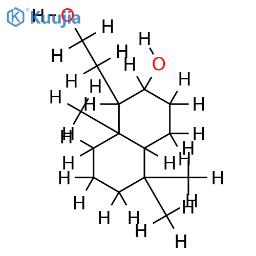 (1R,2S,8aS)-5,5,8a-trimethyl-1-(2-hydroxyethyl)-2-hydroxy-trans-perhydronaphthalene structure