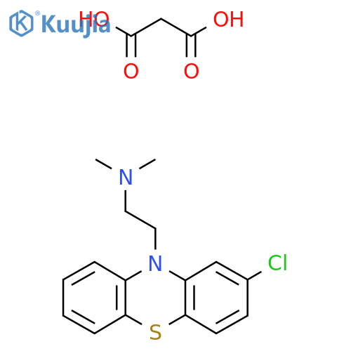 Chlorphenethazine malonate structure