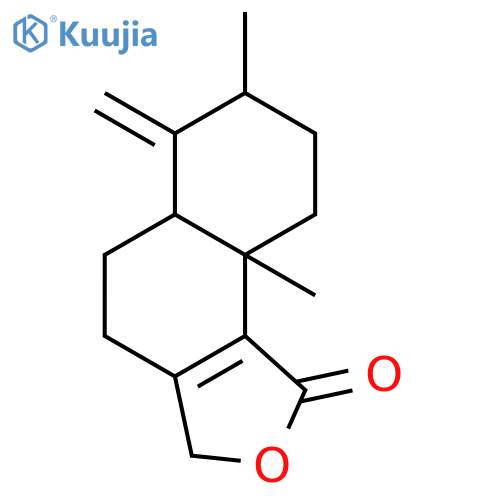 7,9a-dimethyl-6-methylene-4,5,5a,6,7,8,9,9a-octahydro-3H-naphtho[1,2-c]furan-1-one structure