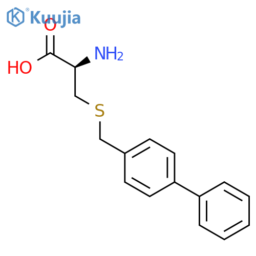 L-CYSTEINE, S-([1,1'-BIPHENYL]-4-YLMETHYL)- structure