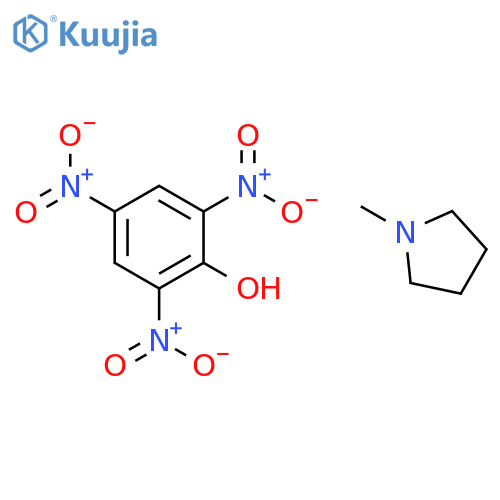 1-methylpyrrolidine;2,4,6-trinitrophenol structure