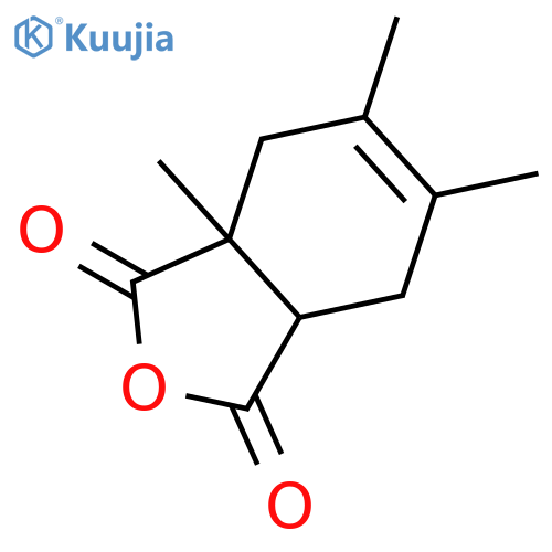 1,3-Isobenzofurandione, 3a,4,7,7a-tetrahydro-3a,5,6-trimethyl-, cis- structure