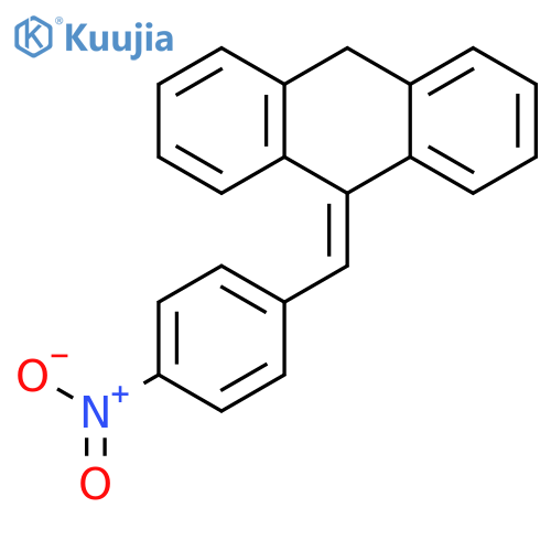 Anthracene, 9,10-dihydro-9-[(4-nitrophenyl)methylene]- structure