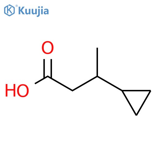 3-cyclopropylbutanoic acid structure