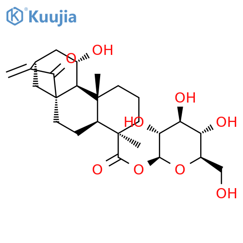 Kaur-16-en-18-oic acid,11-hydroxy-15-oxo-, b-D-glucopyranosyl ester, (4a,11b)- (9CI) structure