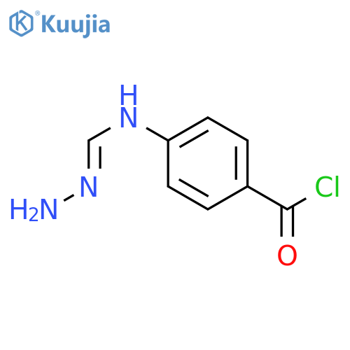 Benzoyl chloride, 4-[(aminoiminomethyl)amino]- structure