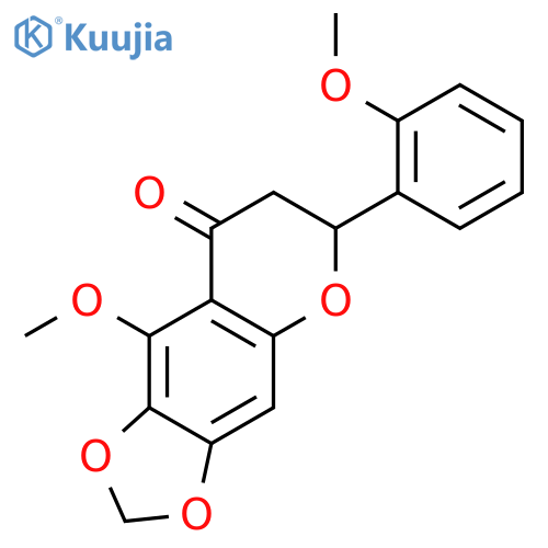 (6S)-9-methoxy-6-(2-methoxyphenyl)-6,7-dihydro-8H-[1,3]dioxolo[4,5-g]chromen-8-one structure