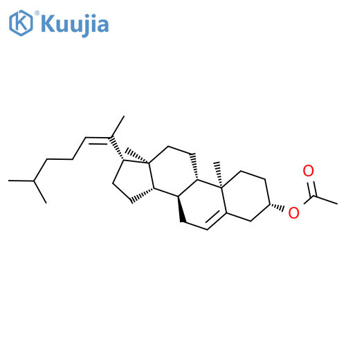 Cholesta-5,20(22)-dien-3-ol, acetate, (3b,20Z)- structure