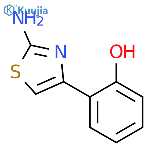 2-(2-amino-1,3-thiazol-4-yl)phenol structure