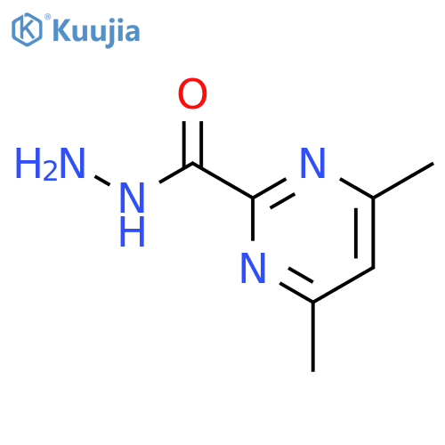 4,6-Dimethylpyrimidine-2-carbohydrazide structure