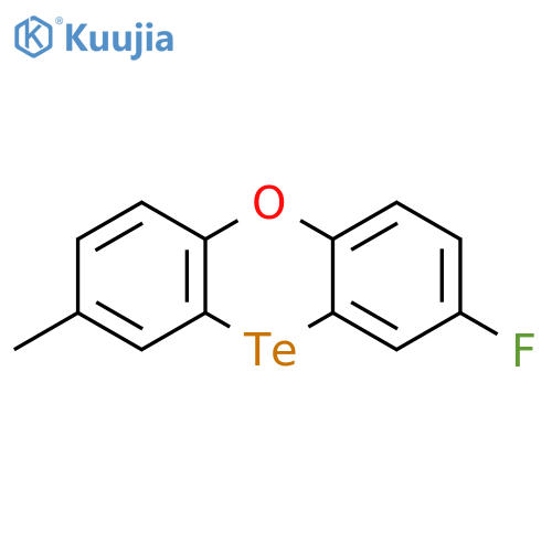Phenoxatellurin, 2-fluoro-8-methyl- structure