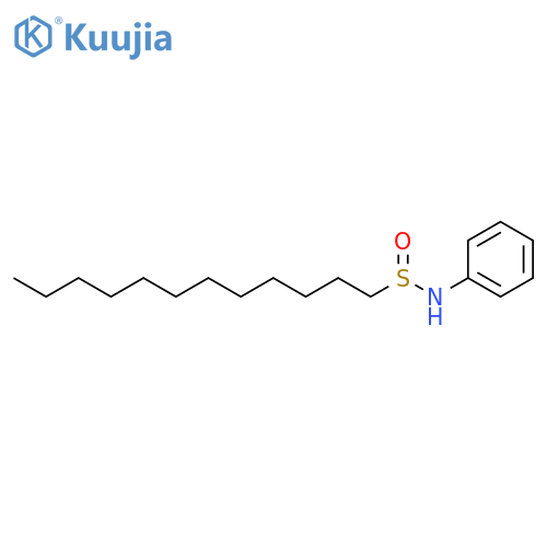 1-DODECANESULFINAMIDE, N-PHENYL- structure
