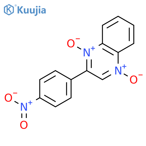 Quinoxaline, 2-(4-nitrophenyl)-, 1,4-dioxide structure
