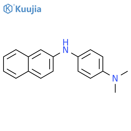 1,4-Benzenediamine, N,N-dimethyl-N'-2-naphthalenyl- structure