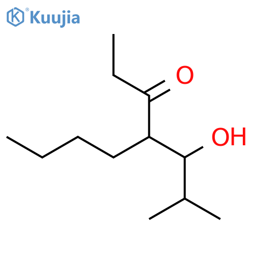 3-OCTANONE, 4-(1-HYDROXY-2-METHYLPROPYL)- structure
