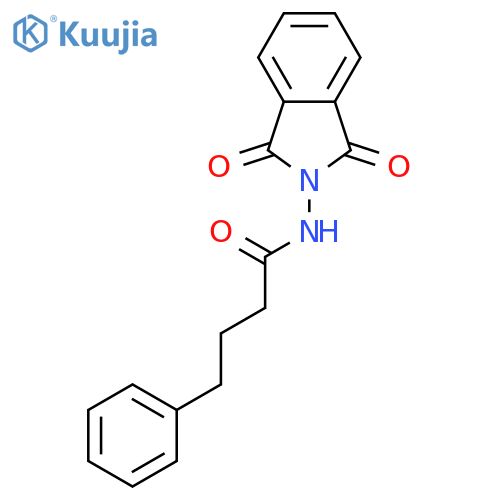 Benzenebutanamide, N-(1,3-dihydro-1,3-dioxo-2H-isoindol-2-yl)- structure