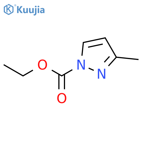 1H-Pyrazole-1-carboxylic acid, 3-methyl-, ethyl ester structure