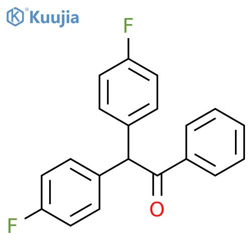 Ethanone, 2,2-bis(4-fluorophenyl)-1-phenyl- structure
