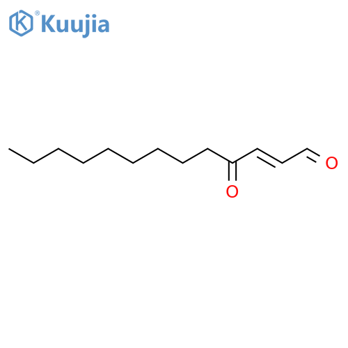 2-Tridecenal, 4-oxo-, (2E)- structure