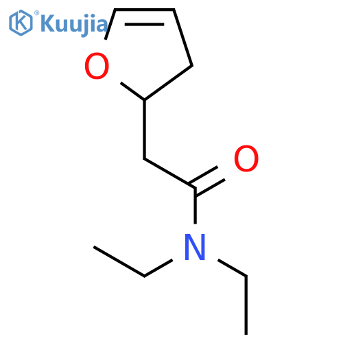 2-FURANACETAMIDE, N,N-DIETHYL-2,3-DIHYDRO- structure